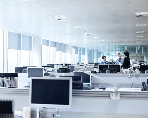 a commercial sector office