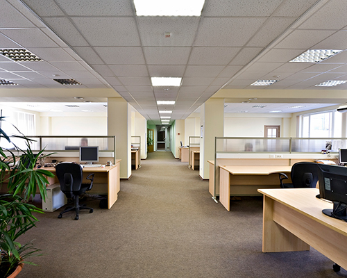 a commercial sector office