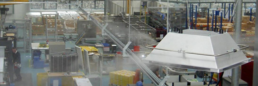 HumidEco EcoMist humidifier in large air handling unit