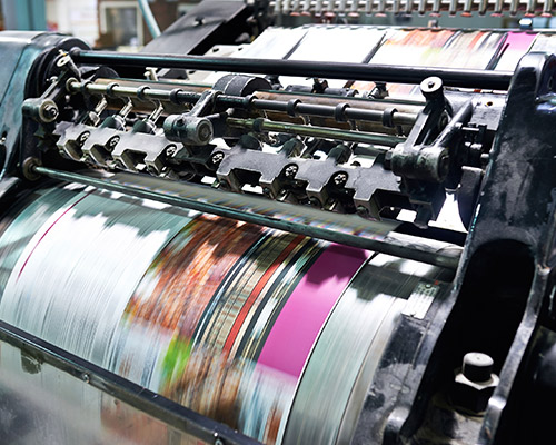 Industrial sector printing machines